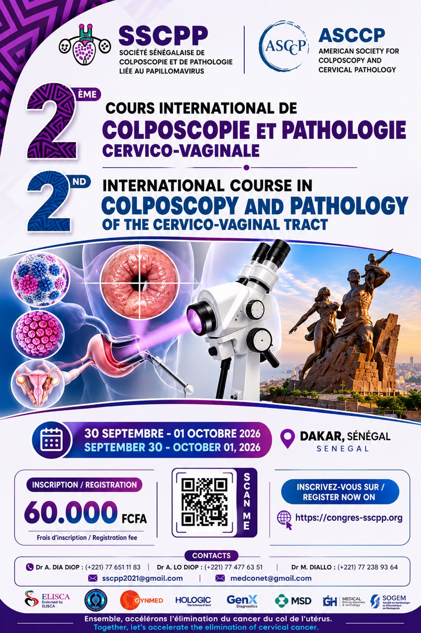 Poster Cours International Colposcopie