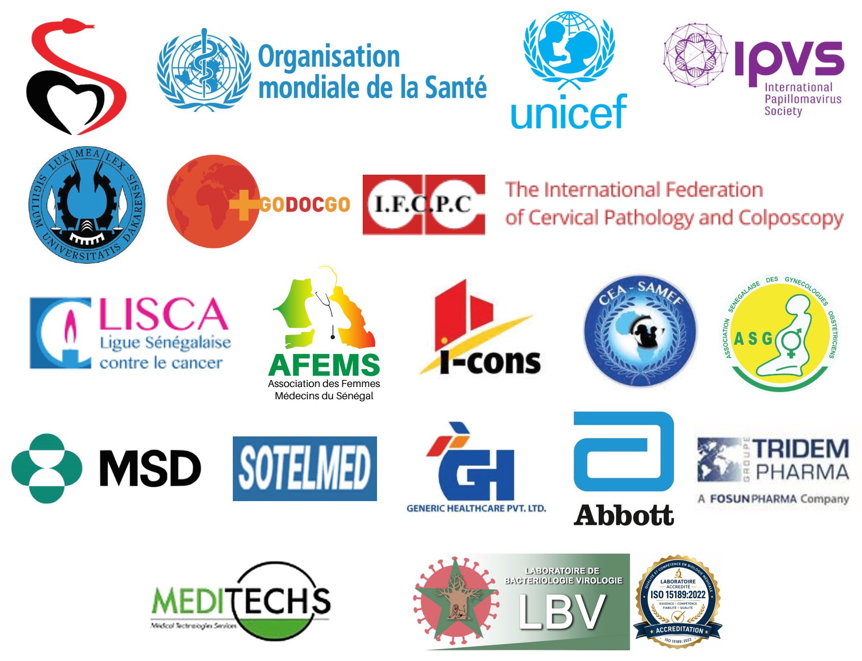 Liste des partenaires et sponsors officiels du Congrès SSCPP 2026
